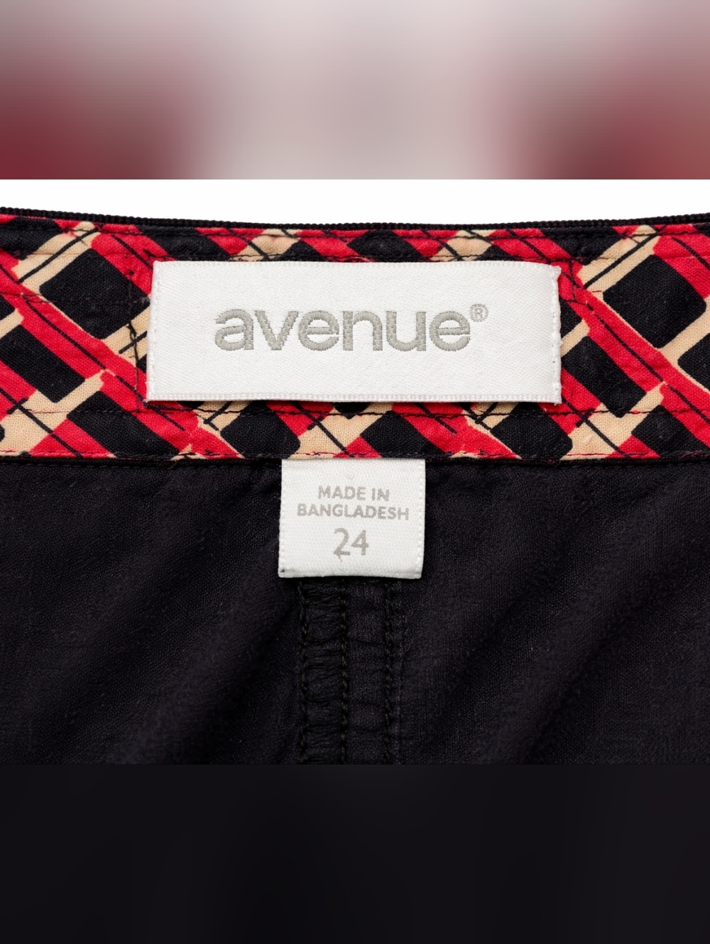 Avenue Plus Size Black Corduroy Skirt Size 24 - Picture 5 of 5